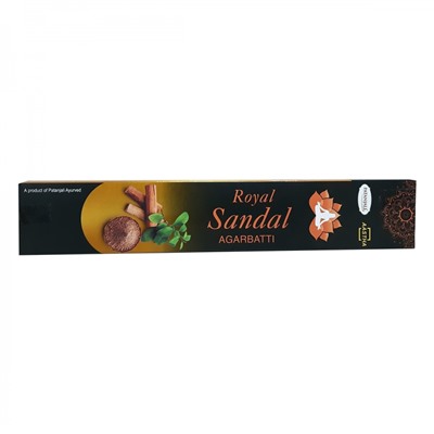 PATANJALI Aastha Royal Sandal Agarbatti Благовоние Сандал 16г