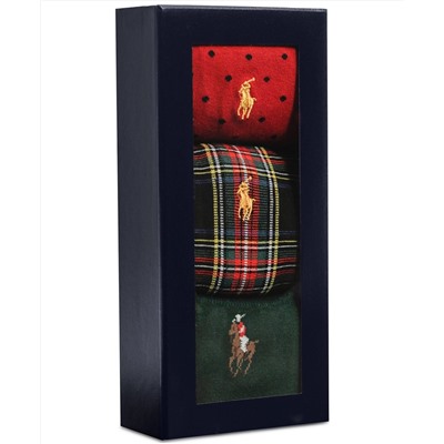 Polo Ralph Lauren Men's Holiday-Themed Socks Gift Set