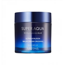 Крем бальзам для лица с гиалуроновой кислотой MISSHA Super Aqua Ultra Hyalron Cream 70ml