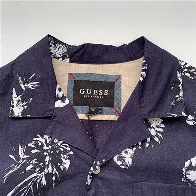 Мужская летняя рубашка Gues*s 👕   Экспорт  На бирке указано made in Korea Экспорт