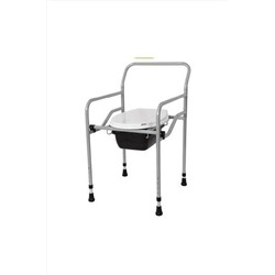 GİM Seyyar Katlanabilir Hasta Yaşlı Tuvalet Sandalyesi Klozetli Wc Li Oturak pzyr00181