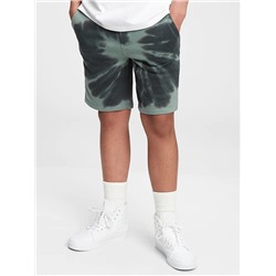 Teen Tie-Dye Fleece Pull-On Shorts