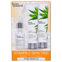 InstaNatural, Vitamin C Skin Trio, 30-дневный начальный набор, 3 компонента