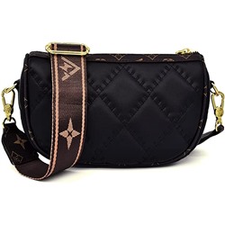 GUSEES Small Crossbody Bags Quilted Purses for Women Lightweight Leather Handbags Shoulder Bag