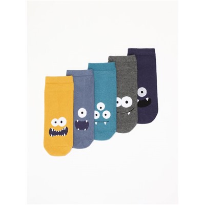 5-PACK OF MONSTER SOCKS