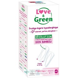 Love&Green Protège-Lingerie Hypoallergéniques - Révolution - Flexi x28
