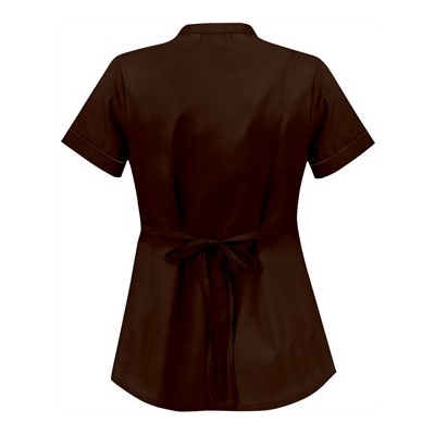 Butter-Soft Scrubs by UA™ Women's Solid Mandarin Collar Snap Front Top