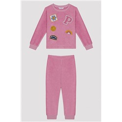 Penti Kız Çocuk Patch ES Uzun Kollu Pijama Takımı PNFDEA3Z23SK-LP5