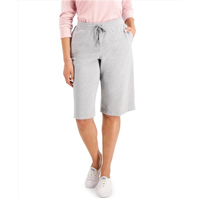 Karen Scott Knit Skimmer Shorts, Created for Macy's