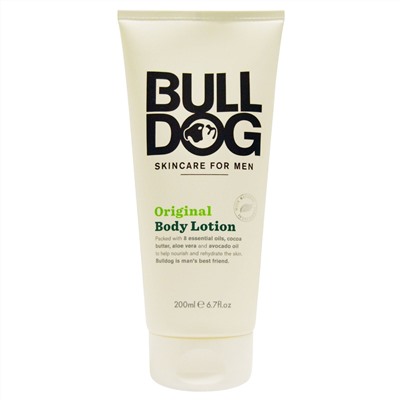 Bulldog Skincare For Men, Лосьон для тела Original, 6.7 жидких унций (200 мл)