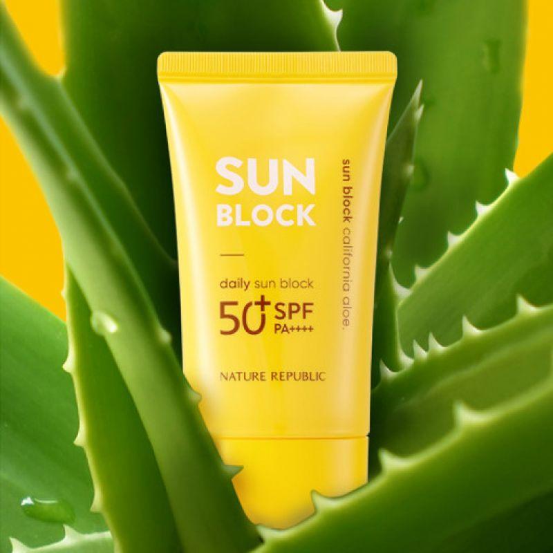 Sun cream aloe spf 50