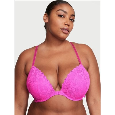 VICTORIA'S SECRET Sexy Tee Posey Lace Front-Close Push-Up Bra