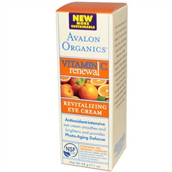 Avalon Organics, Крем для глаз с витамином С, 28 г