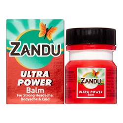 ZANDU Ultra Power balm Разогревающий бальзам для тела противовоспалительный, заживляющий 8мл