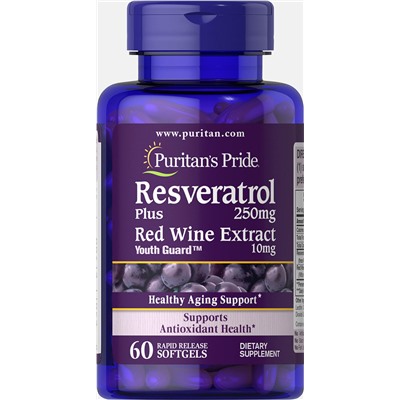 Resveratrol 250 mg plus Red Wine Extract