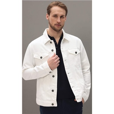 Куртка джинс F411-1257 white
