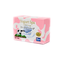 Мыло отбеливающее с йогуртом и молоком от Yoko 90 гр / Yoko Yogurt SPA Milk Soap 90g
