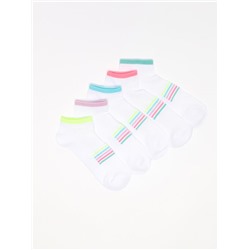 PACK OF 5 PAIRS OF MICROFIBRE SPORTS SOCKS