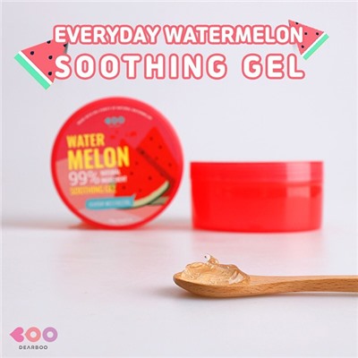 Everyday Moisturizing Soothing Gel Watermelon 99%, Успокаивающий увлажняющий гель для лица и тела с экстрактом арбуза