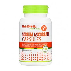 NutriBiotic Sodium аскорбат натрия, витамин С  850 мг 100 капс.