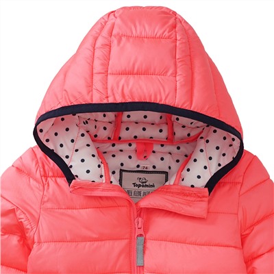 Baby Steppjacke mit Kapuze