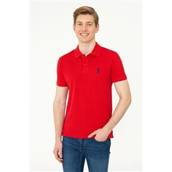 U.S. Polo Assn. Polo Yaka Regular Fit Basic Kırmızı Erkek T-shirt G081SZ011.000.1350497