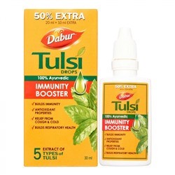 DABUR Tulsi drops Тулси Дропс для профилактики вирусных и простудных заболеваний 30мл