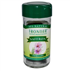 Frontier Natural Products, Тычинки шафрана, 0,018 унции (0,5 г)