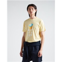 T-shirt, Men, Yellow