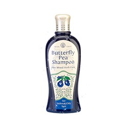 Натуральный лечебный шампунь для сухих и секущихся волос с мотыльковым горошком и макадамией от Wanthai 300 мл / Wanthai Butterfly Pea Shampoo For Dry Split - End hair 300 ml