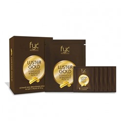 Luster Gold Facial Kit (New) Набор: Пенка для умывания, Скраб для лица, Массажный крем для лица, Массажный гель для лица, Маска для лица, Сыворотка для лица 6*40мл