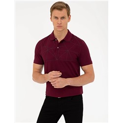 Bordo Slim Fit Tişört