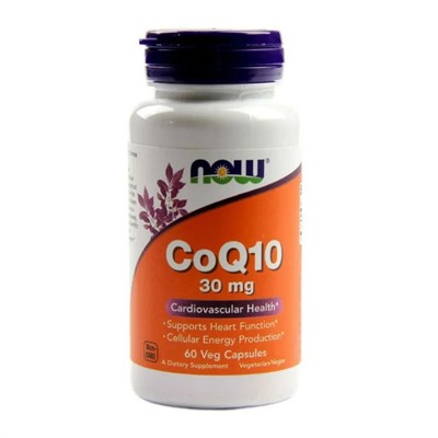Now Co Q10 Коэнзим Q10 30 мг капсулы массой 516 мг 60 шт