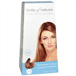 Tints of Nature, Перманентная краска для волос, натуральный русый оттенок, 7N, 4.4 жидких унции (130 мл)