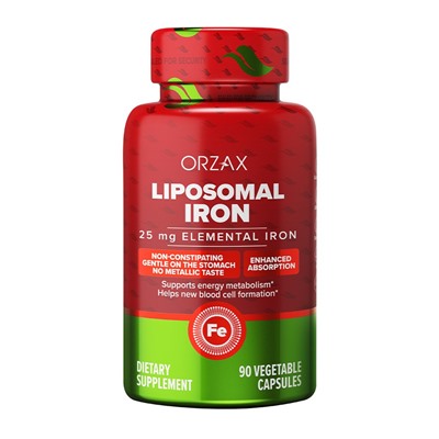 Orzax Liposomal Iron 25mg /Орзакс Железо
