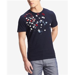 Tommy Hilfiger Men's Splatter Paint T-Shirt, Created for Macy's