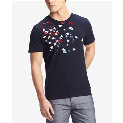 Tommy Hilfiger Men's Splatter Paint T-Shirt, Created for Macy's