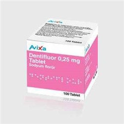 DENTIFLOUR 0.25 mg 100 tablet(Фтор)