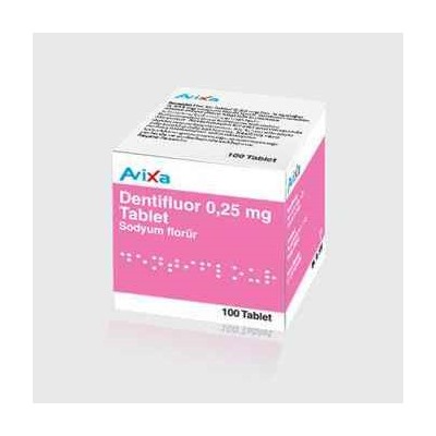 DENTIFLOUR 0.25 mg 100 tablet(Фтор)