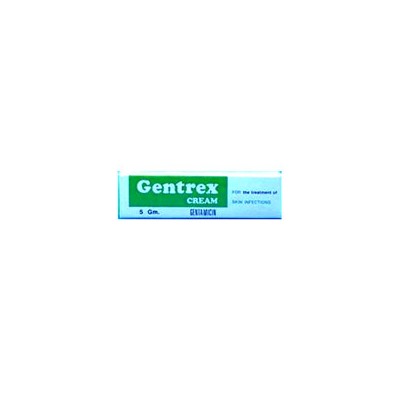 Крем-антибиотик для лечения различных повреждений кожи, гнойных ран, воспалительных процессов Gentrex / Sang Thai Gentrex cream 5g