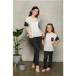 LILIAN Sweet Love Pijama Takımı Anne Kız Çocuk Kombin Yapılabilir Ayrı Ayrı Satılır. L40088