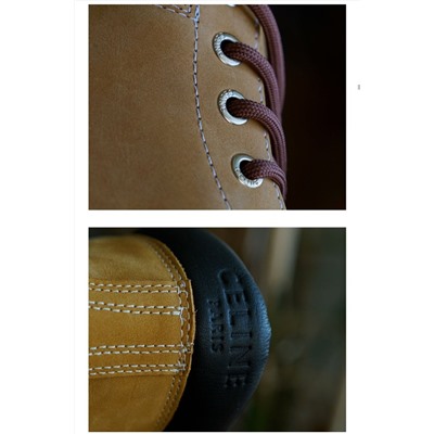 Женские ботинки Celin*e Натуральная кожа Были произведены на крупной фабрике, работающей на экспорт