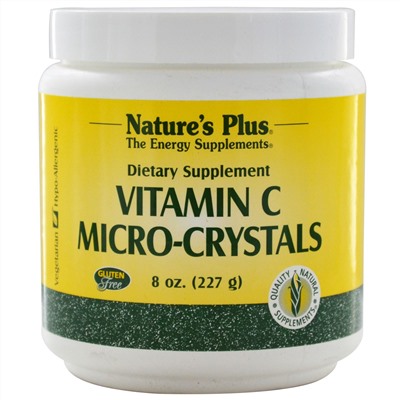 Nature's Plus, Микрокристаллы витамина С, 8 унций (227 г)