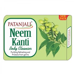PATANJALI Neem Kanti Body Cleanser  Мыло травяное натуральное Ним 150г