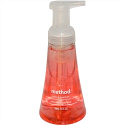 Method, Пенящаяся жидкость для мытья рук, розовый грейпфрут, 10 жидких унций (300 мл)