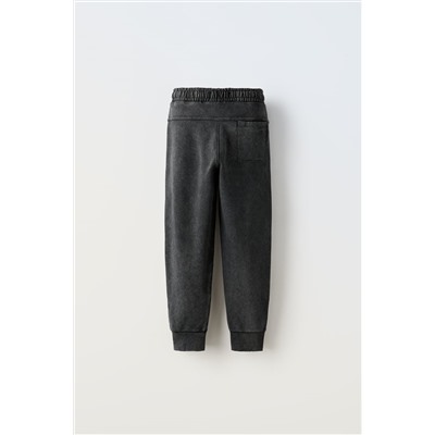 PLUSH TROUSERS WITH ZIPS