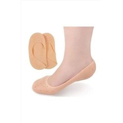 CMT Patik Ayak Topuk Çatlak Çorabı Silikon Patik Ten Rengi Çorap ayak 114