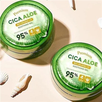 Premium Cica Aloe Soothing Gel Многофункциональный гель с алоэ и центеллой
