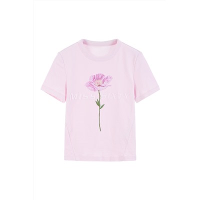 Camiseta Rosa pastel