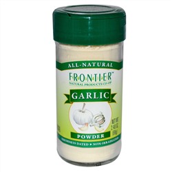 Frontier Natural Products, Чеснок, порошок, 2,40 унции (68 г)